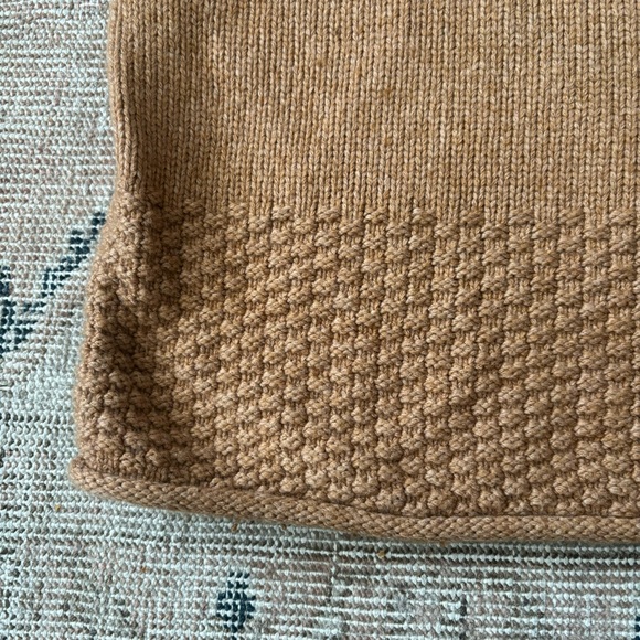 Madewell Sadler Turtleneck sweater camel sz XS - Picture 4 of 9